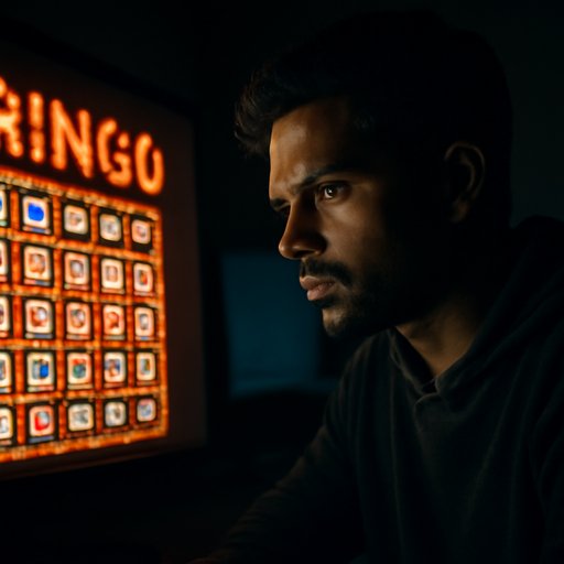 CK666 bright bingo lights on screen